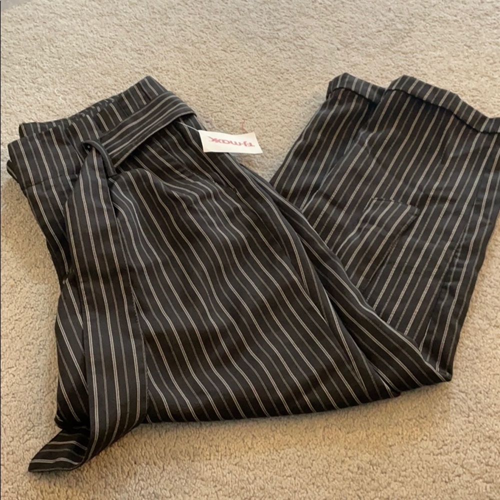 Pin stripped work pants